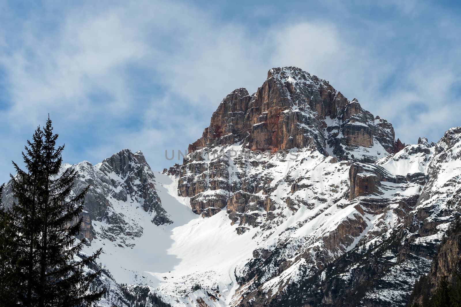 Red Mountain near Cortina d'Ampezzo  by phil_bird