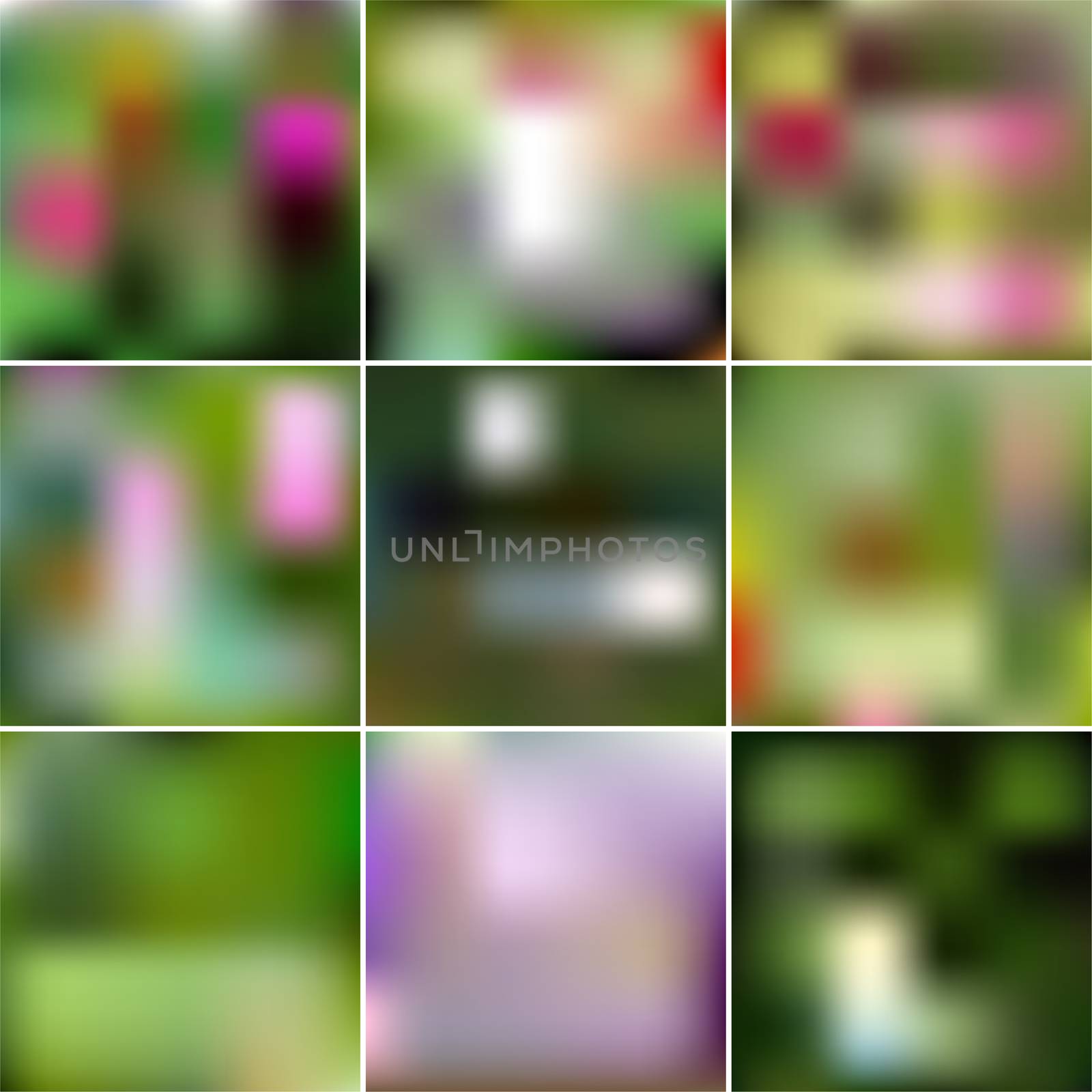 Set of Abstract Creative concept multicolored blurred background. For Web and Mobile Applications, art illustrations template design. Gradient mesh. by Adamchuk