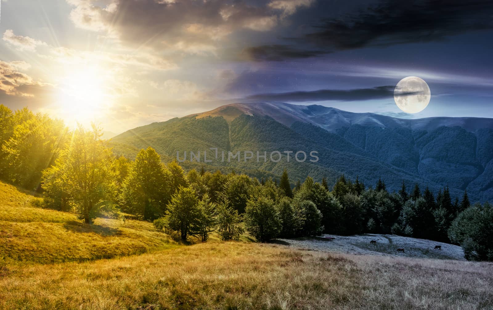 time change concept over the Apetska mountain by Pellinni