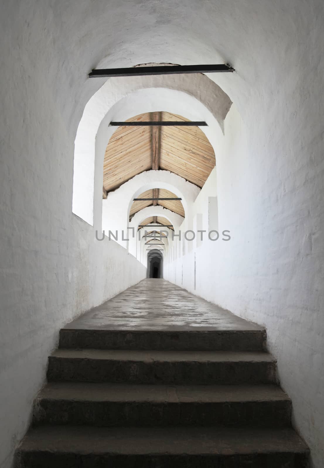Passage in the kremlin of Rostov the Great, Russia