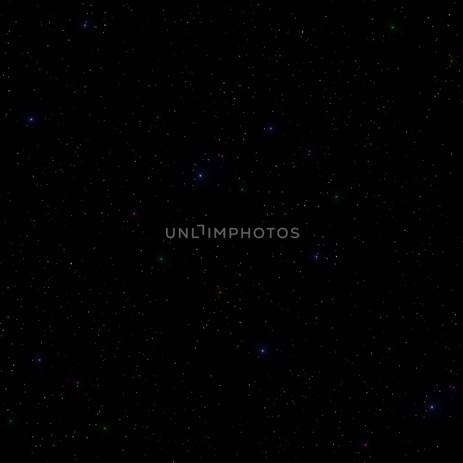 Space stars cluster. Seamless Background. 2d illustration, background texture for 2d games