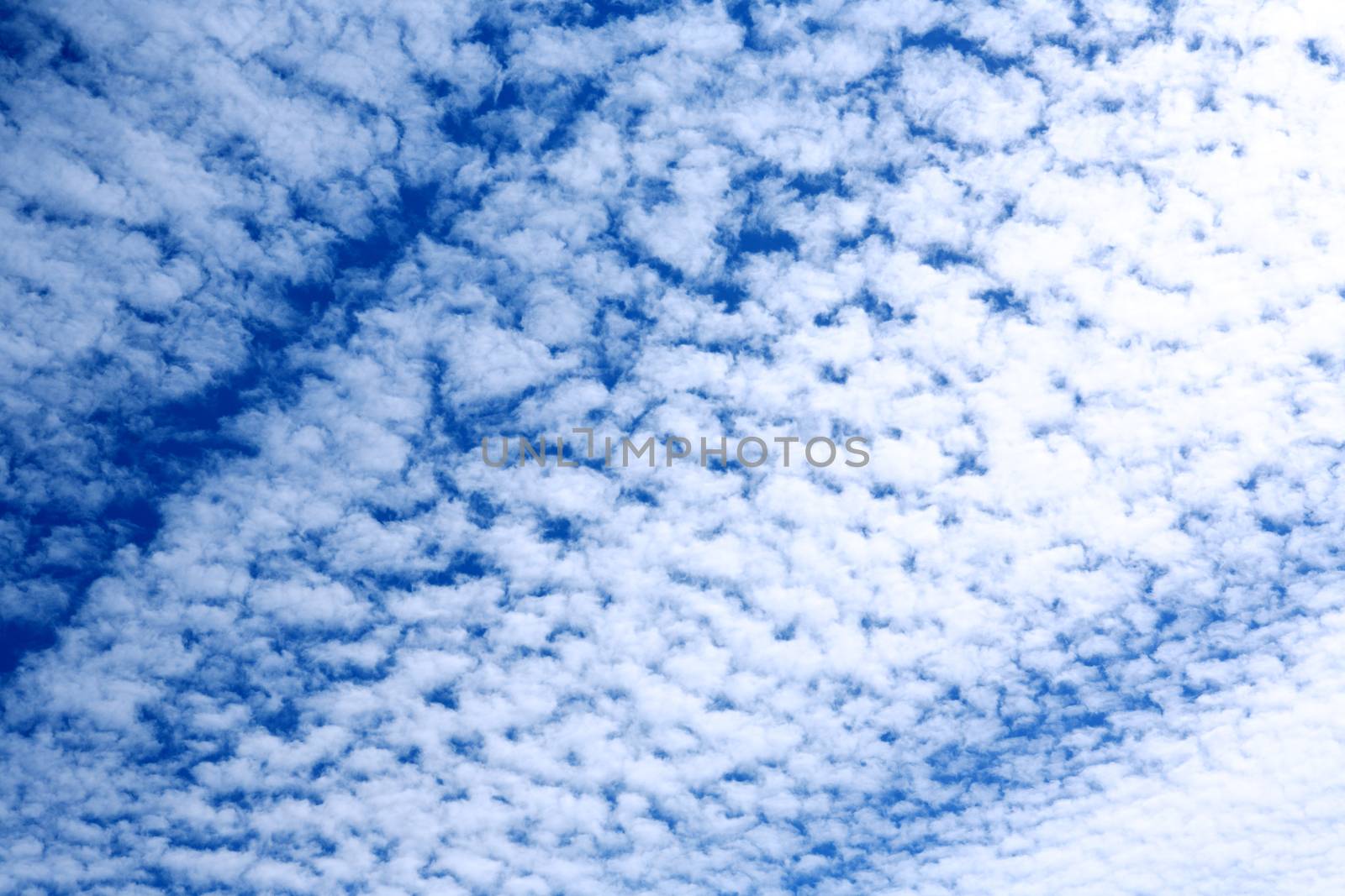 Nice natural background with white clouds against blue sky