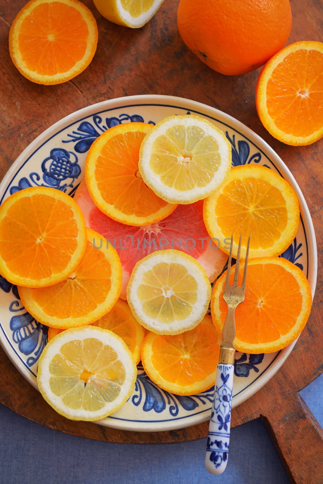 Fresh citrus fruits by mady70