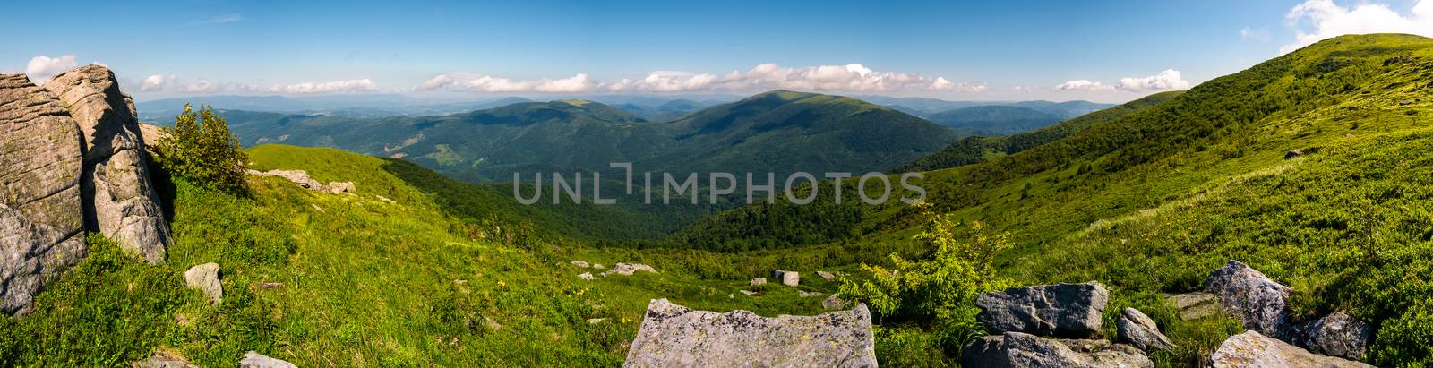 gorgeous panoramic landscape on Runa mountain by Pellinni