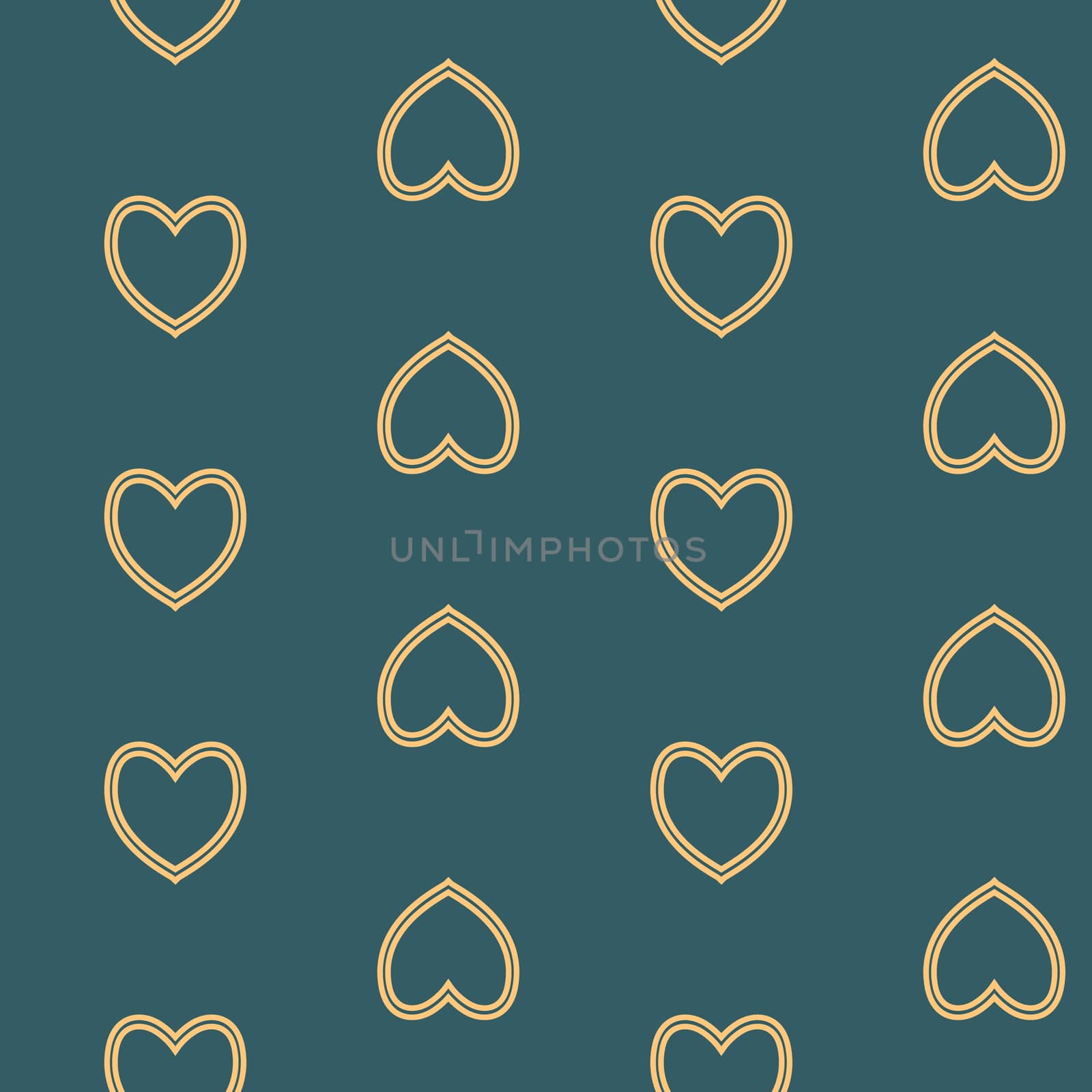  seamless pattern with nice hearts on background.