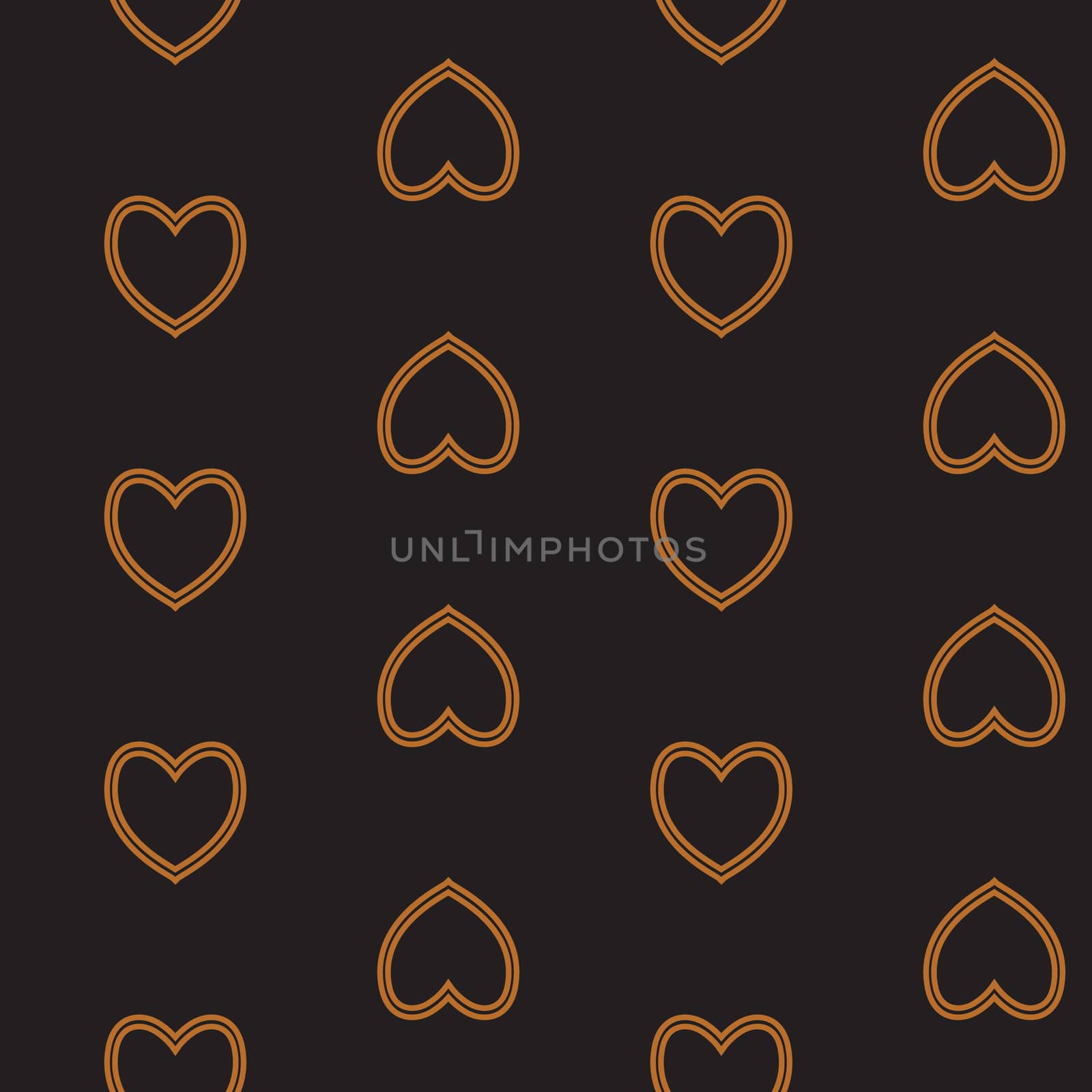  seamless pattern with nice hearts on background.