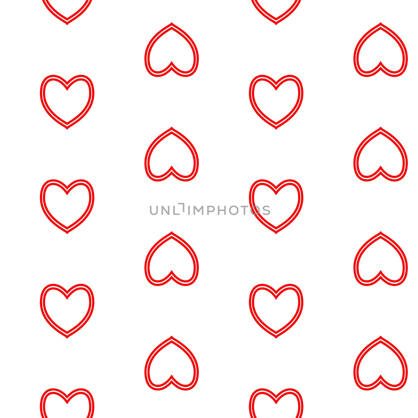  seamless pattern with nice hearts on background.