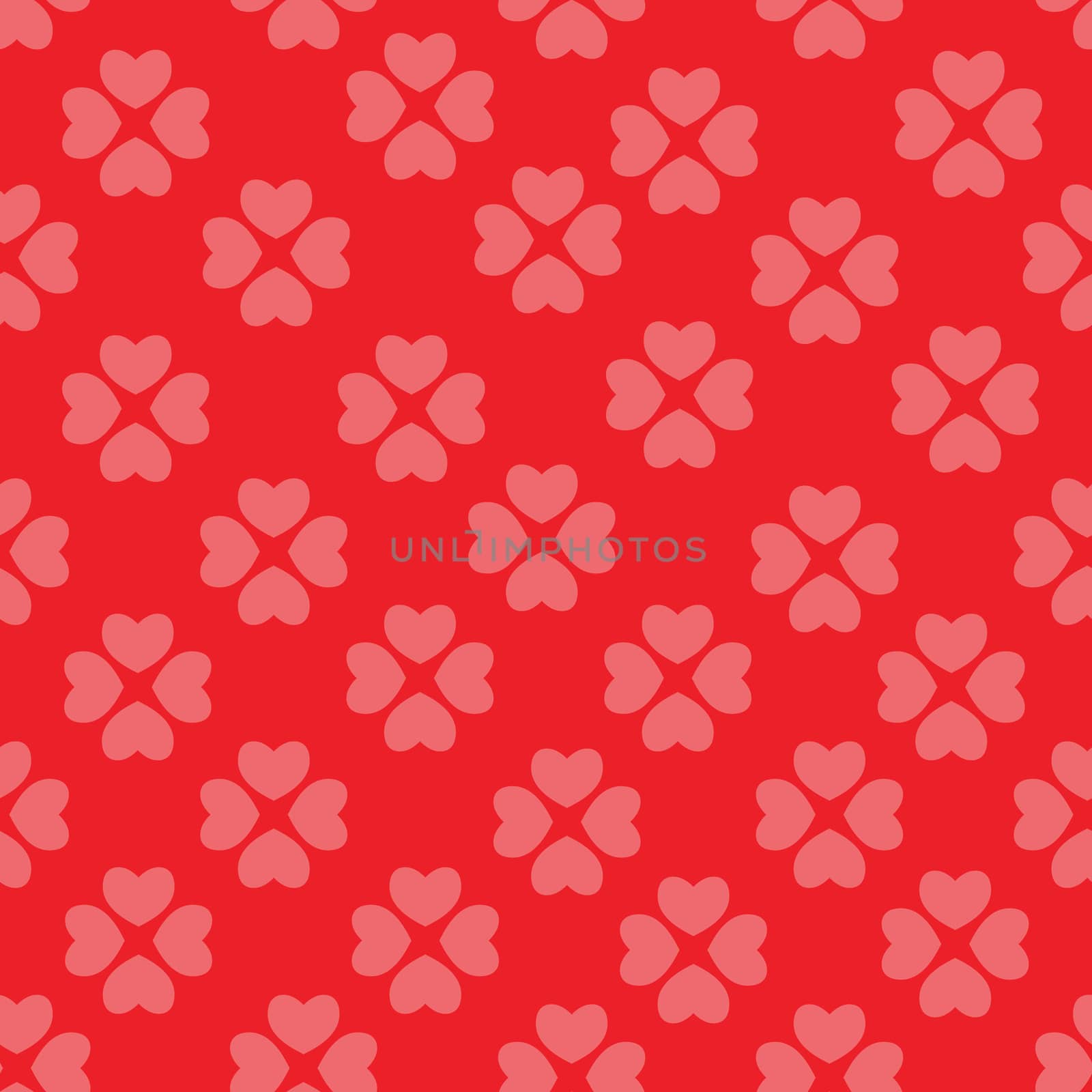  seamless pattern with nice hearts on background.