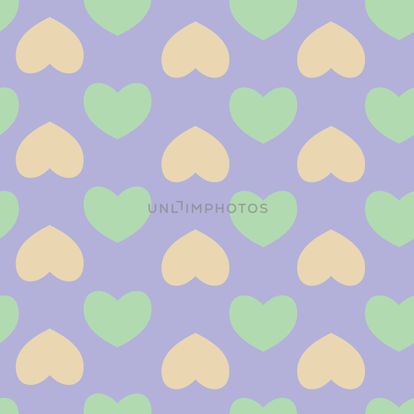  seamless pattern with nice hearts on background.