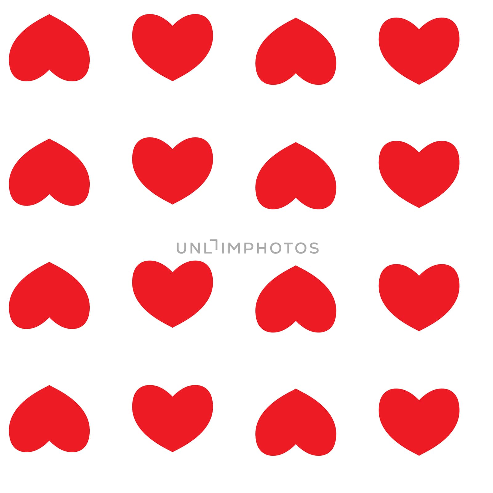  seamless pattern with nice hearts on background.