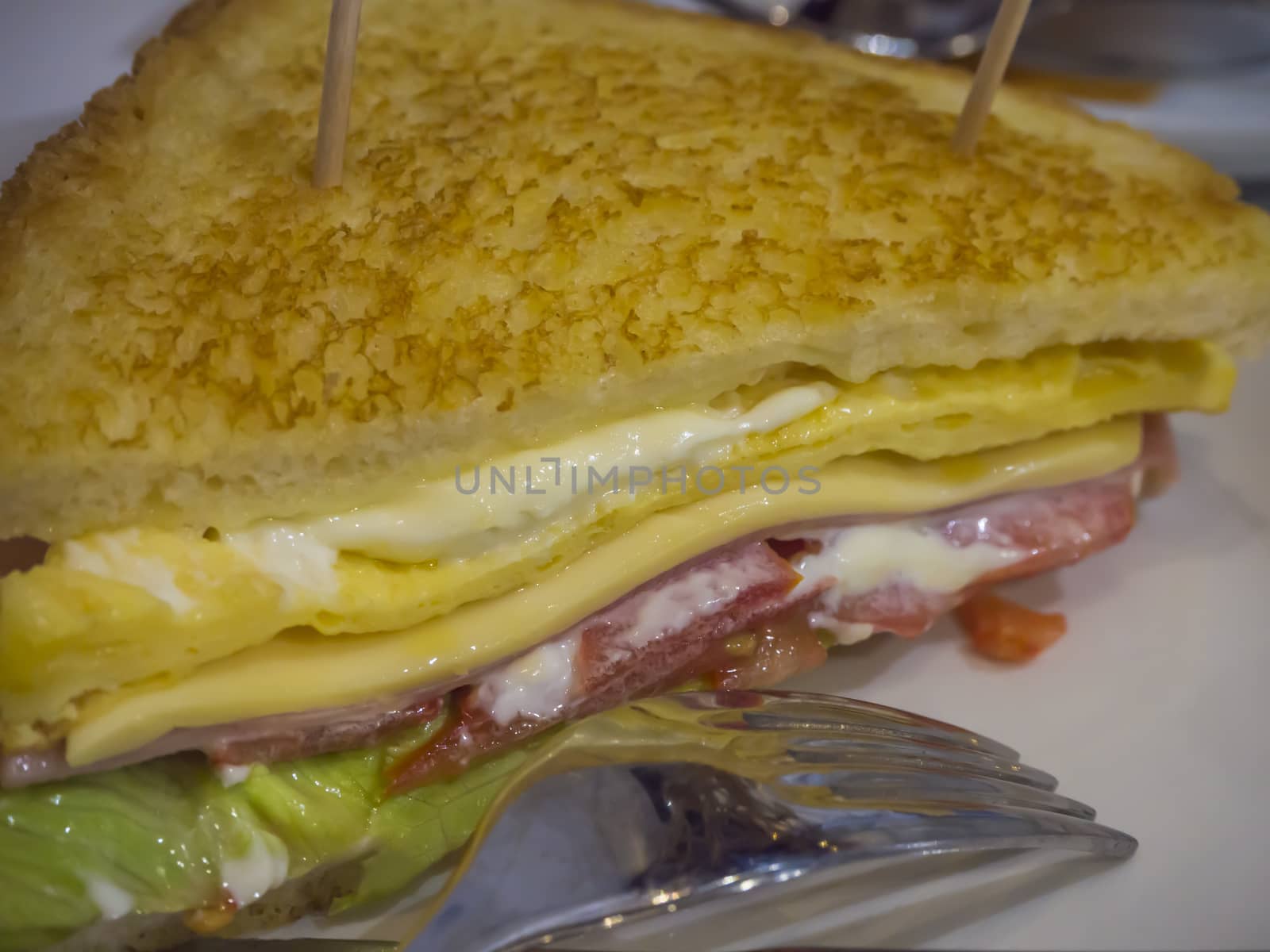 ham and cheese toasted sandwich