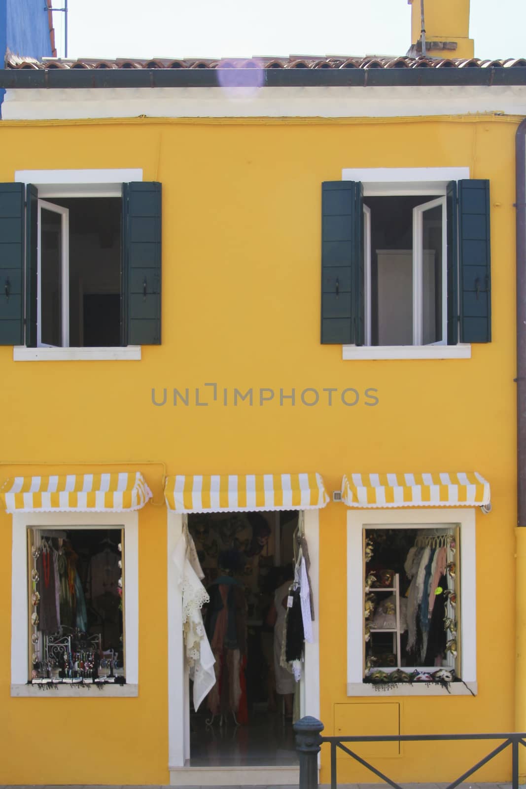 Colorful houses on the island of Murano