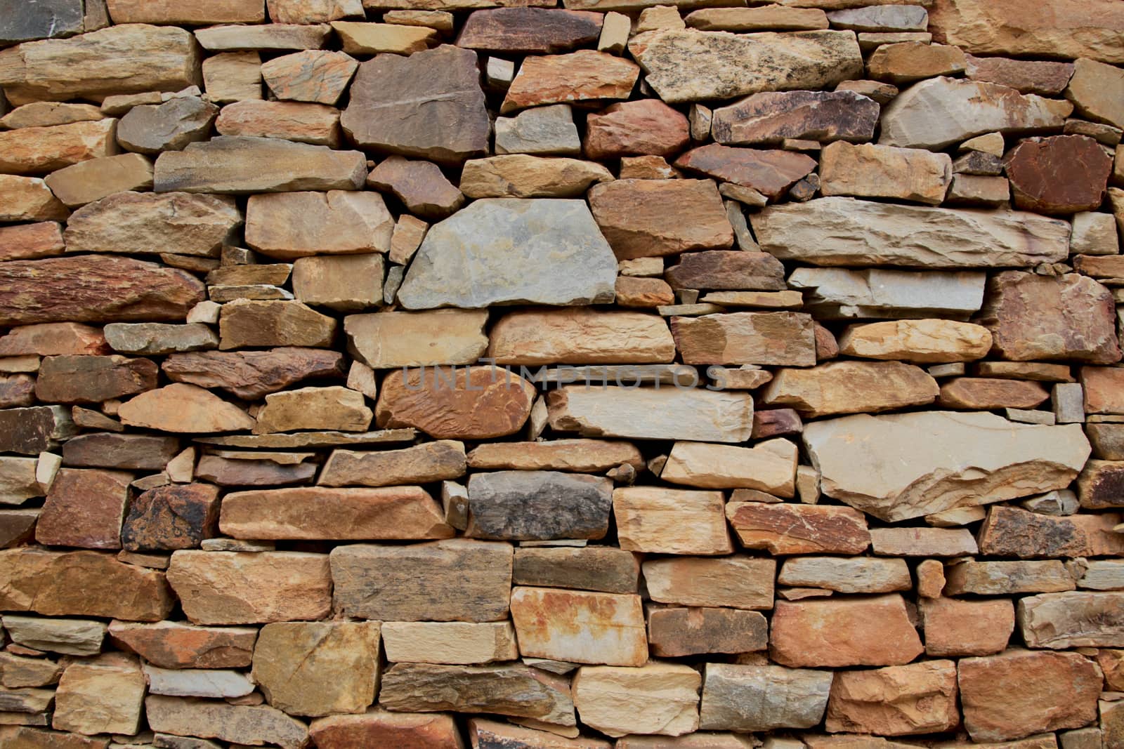 red stones wall, background