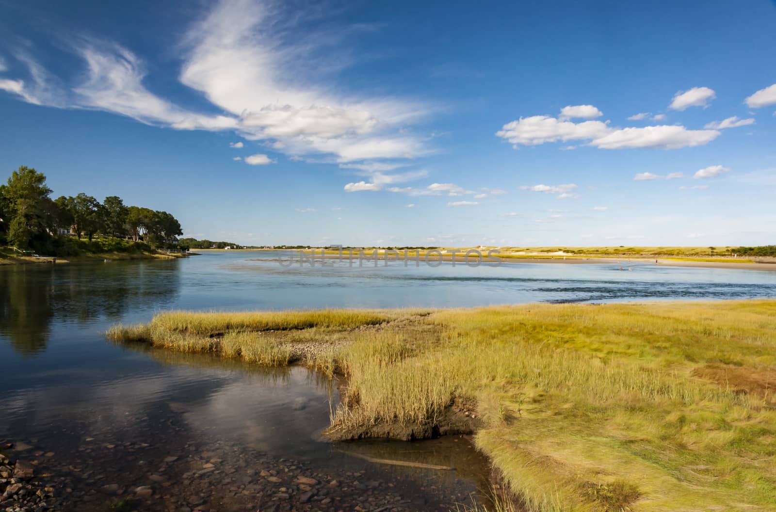 The north Atlantic Ocean coast in Ogunquit, Maine USA