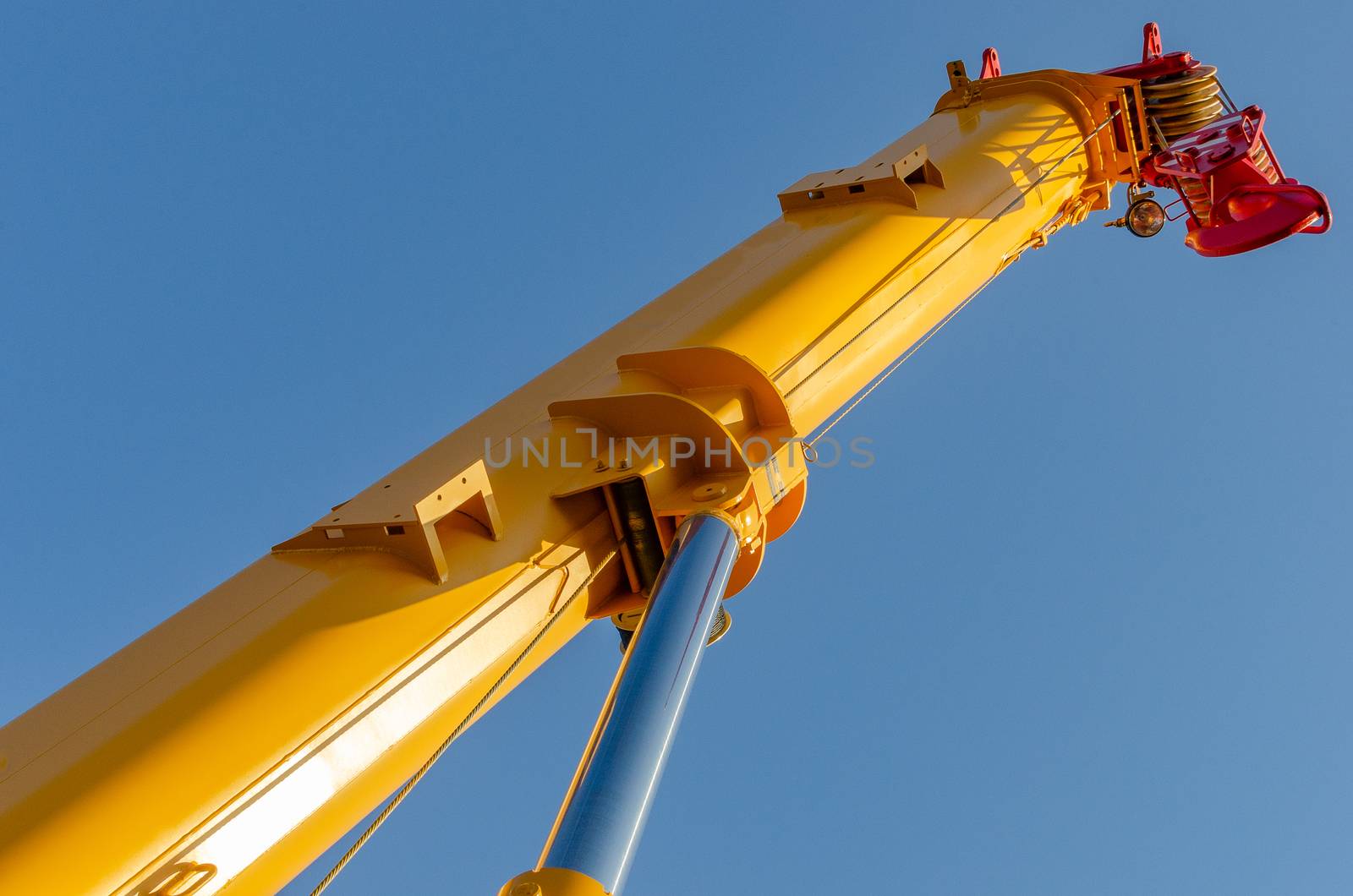New road-construction equipment outdoors on the exhibition