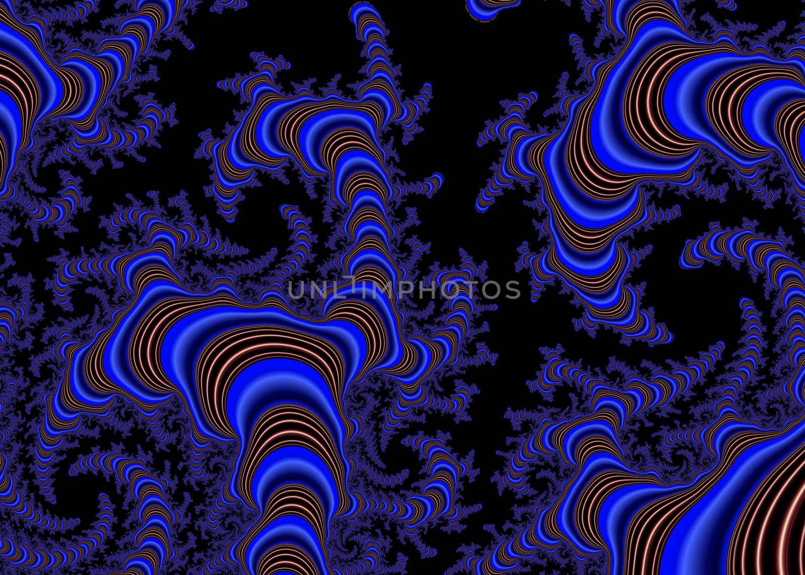 Purple Fractal Background - Abstract Artistic Illustration for Your Graphic Design