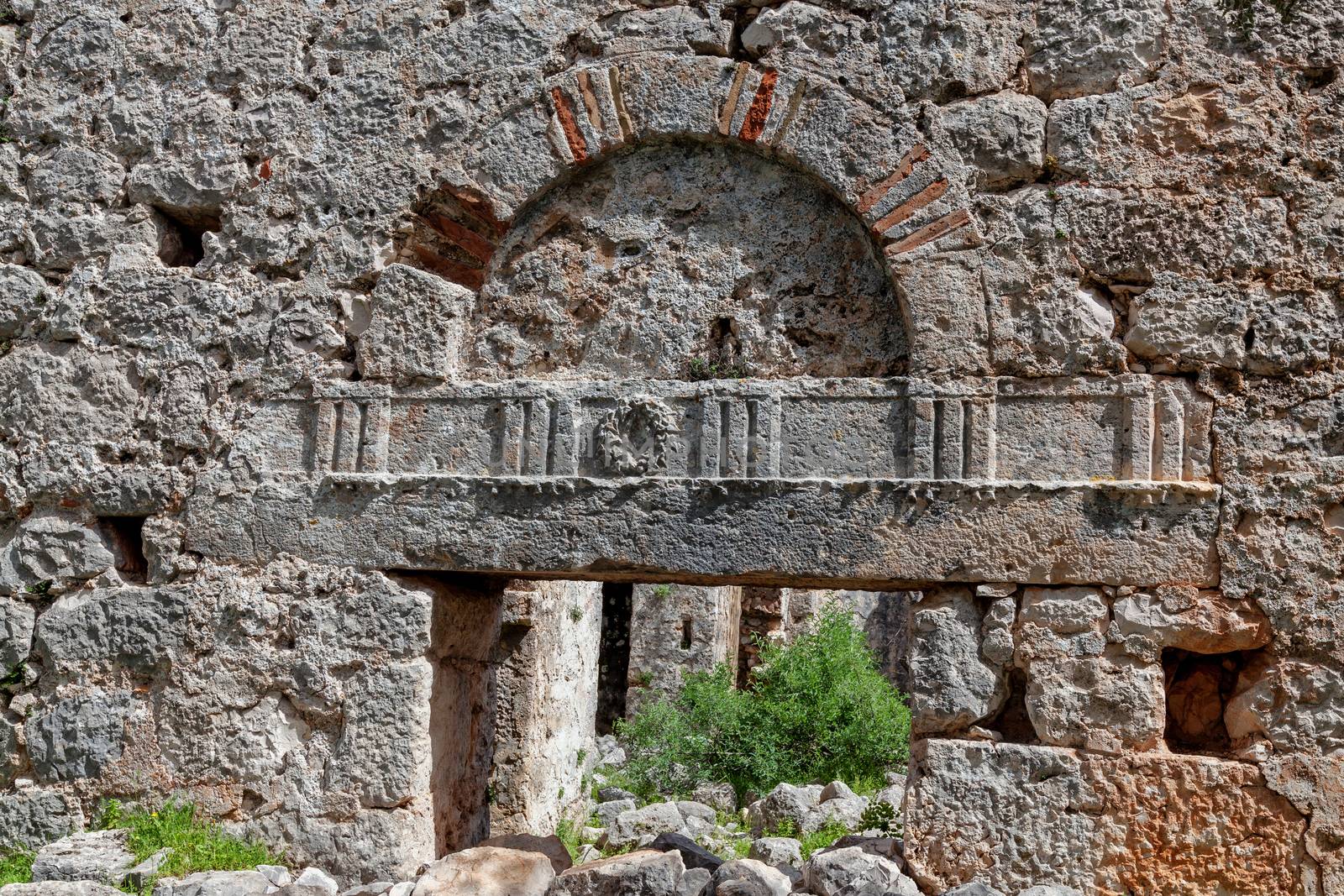 Ruins of ancient city , Appolonia in Antalia, Turkey by igor_stramyk