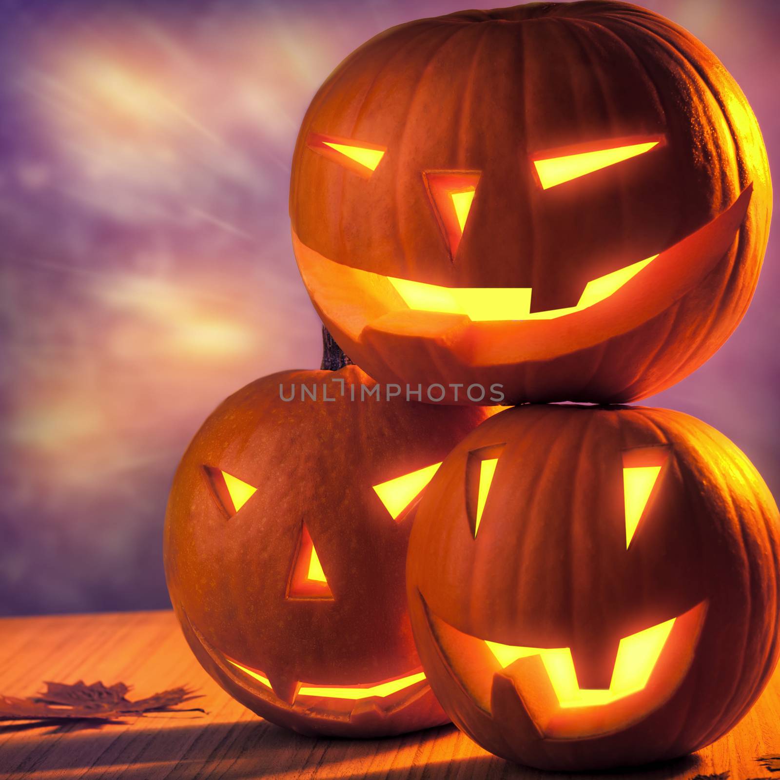 Halloween pumpkins by Anna_Omelchenko