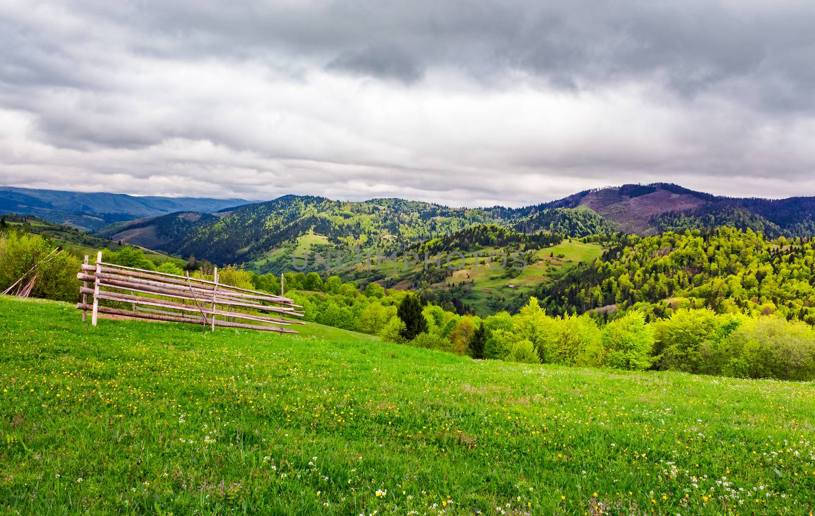 lovely rural scenery of Carpathians by Pellinni