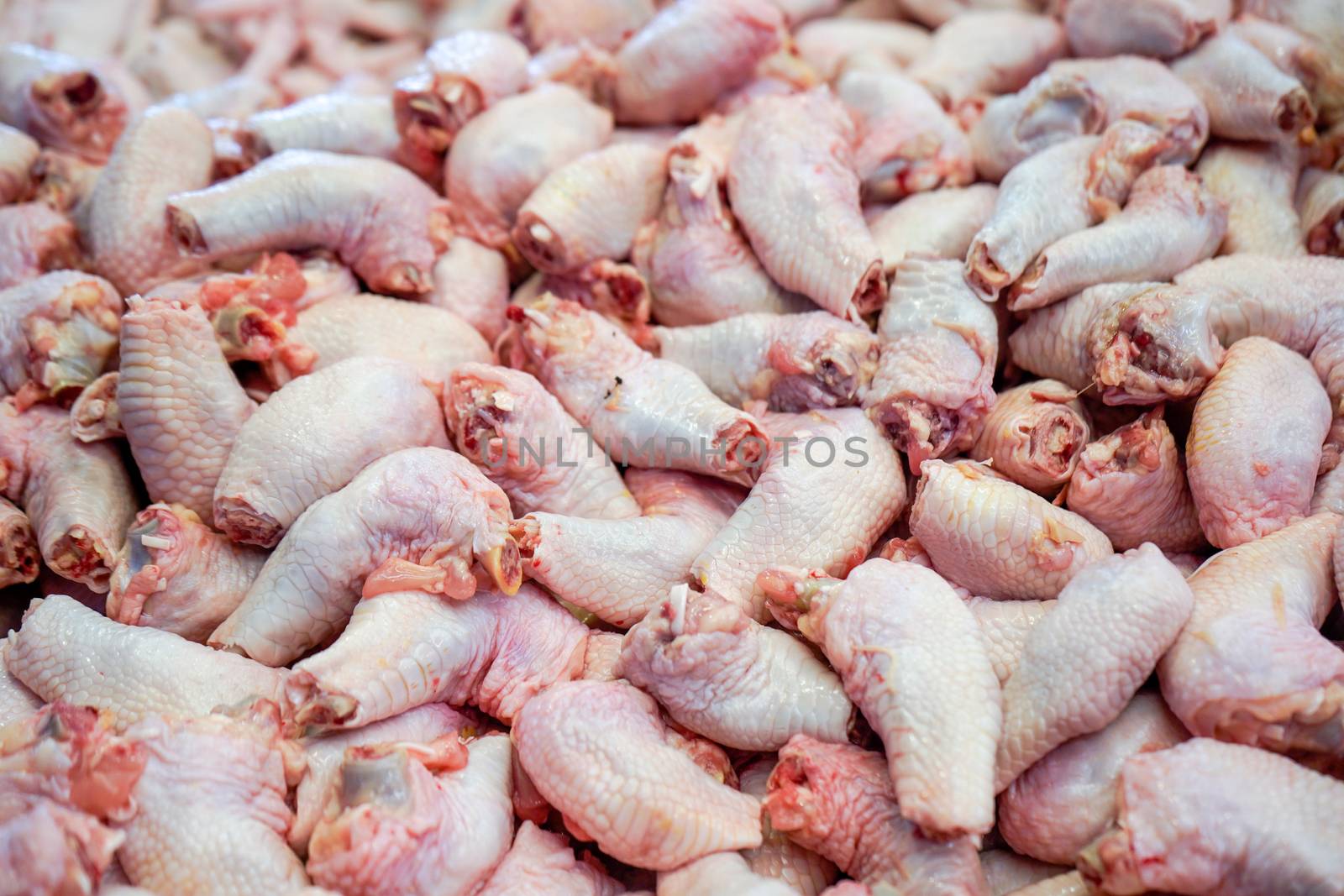 raw chicken cartilage of joints