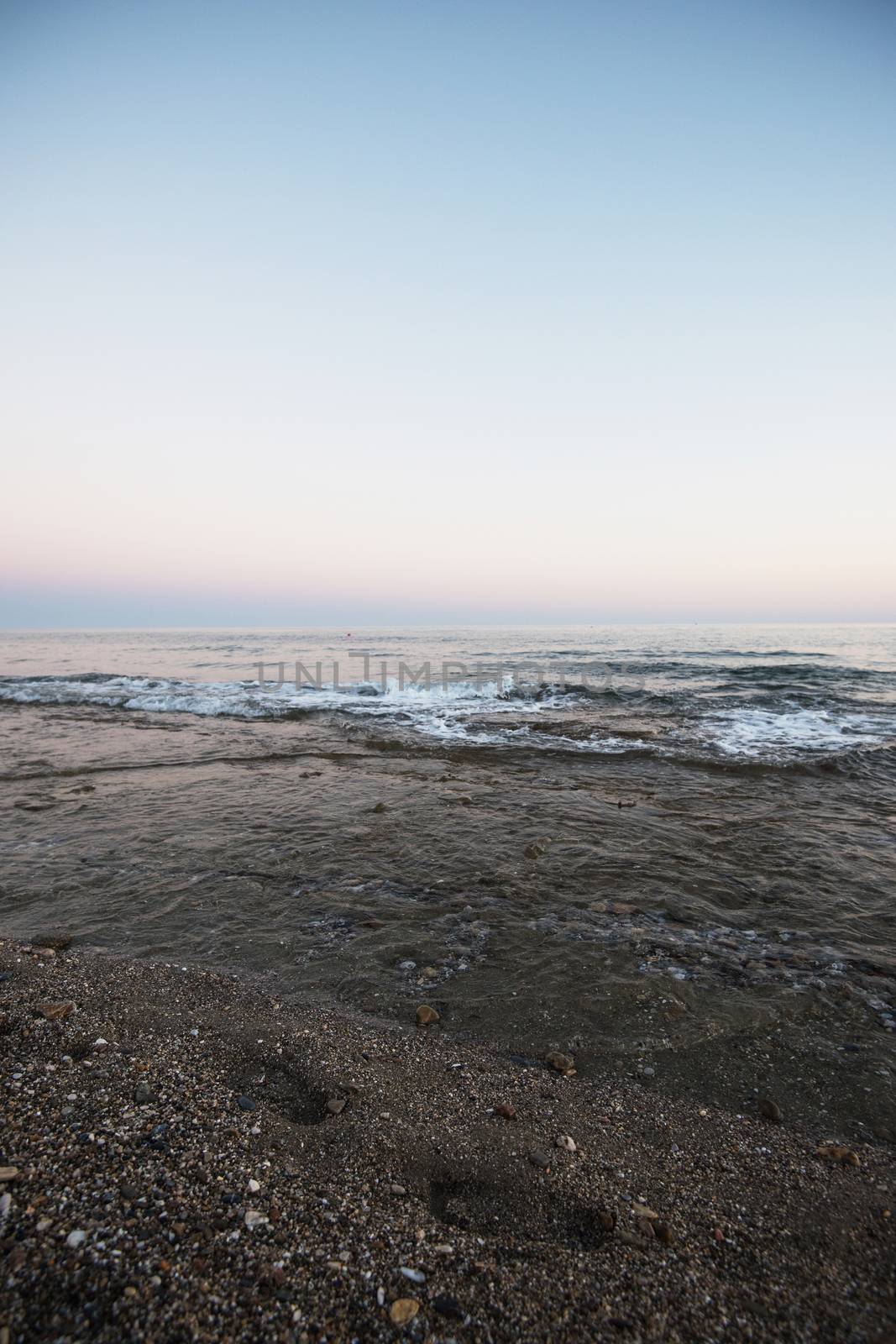 Evening at Alanya coast, Turkey