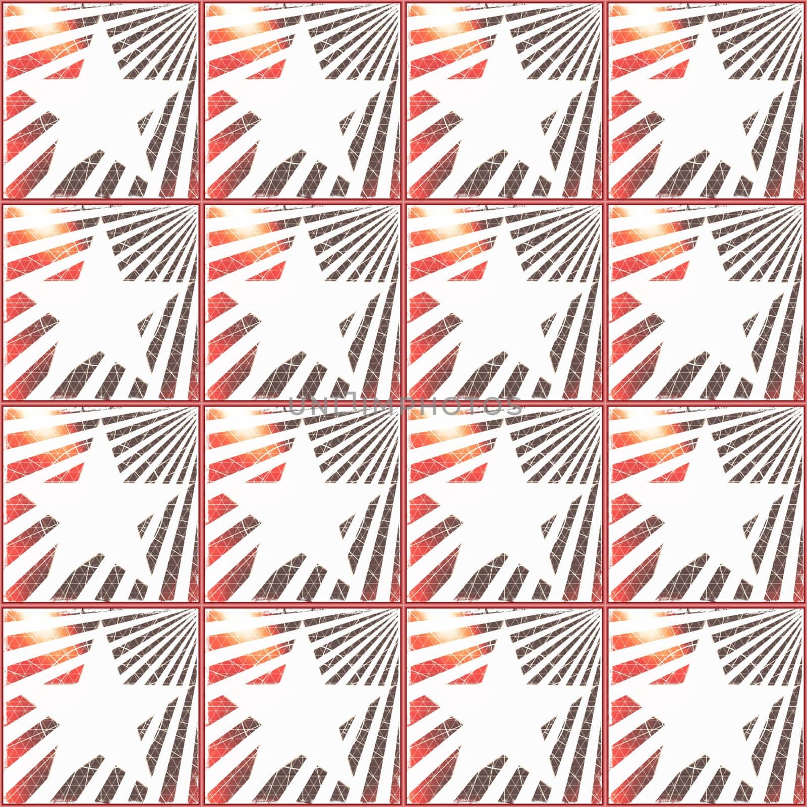 Digital computer graphic - seamless decorative pattern with a five-pointed stars for design. The Author - Peshkareva Irina
