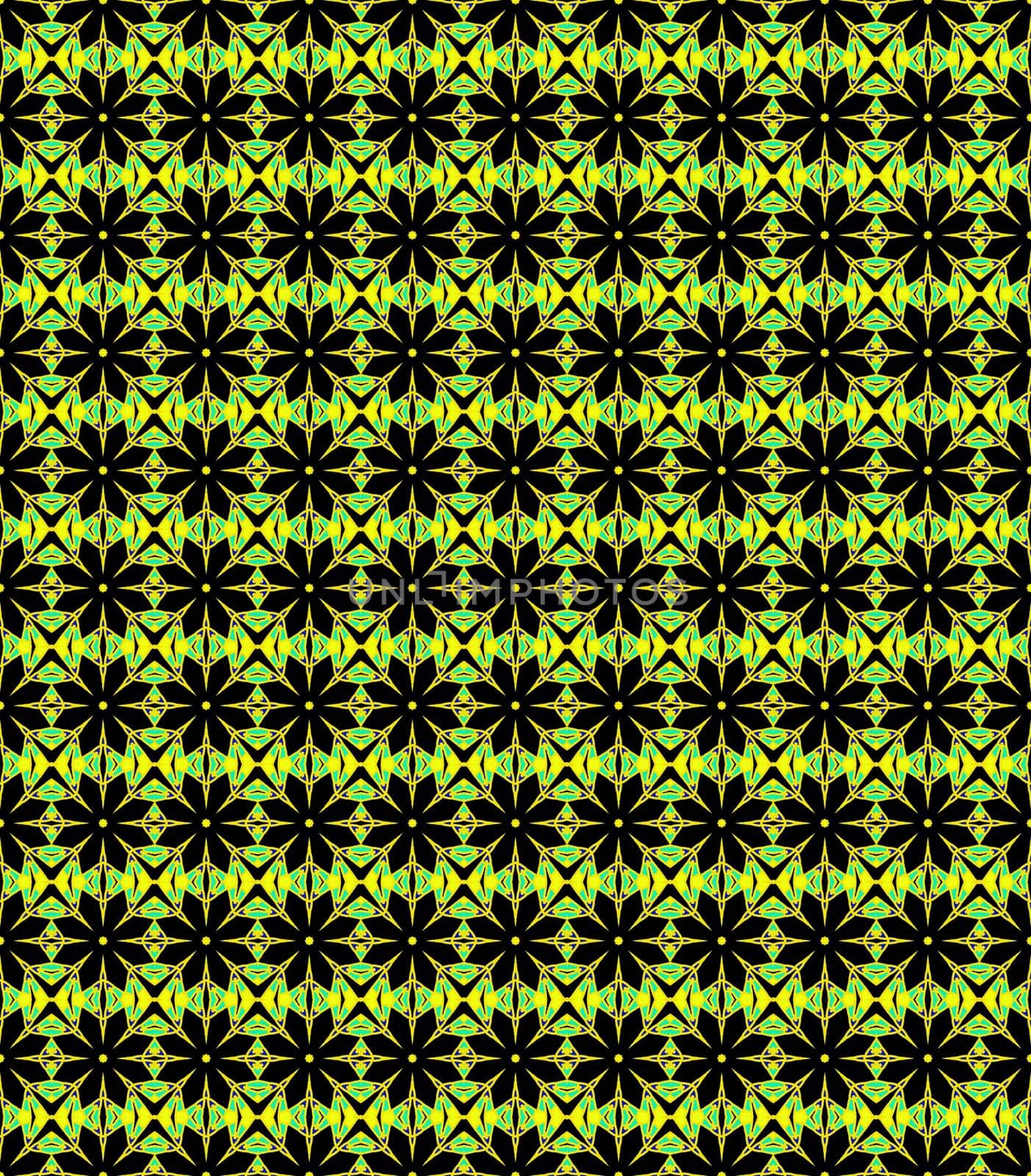 Digital computer graphic - seamless pattern with abstraction decorative star for design.