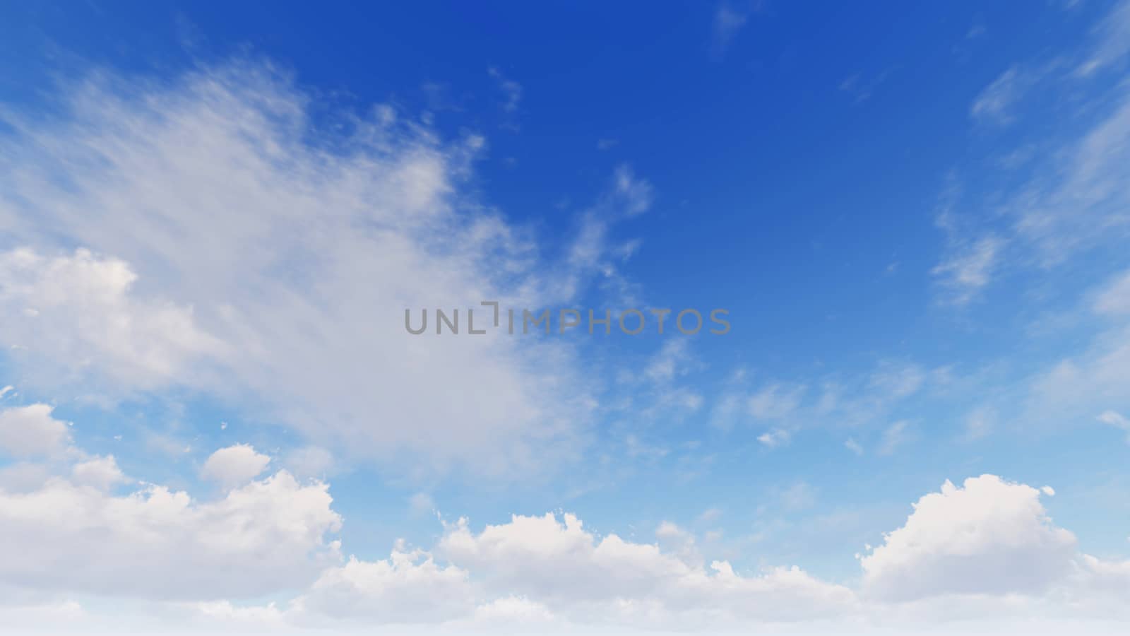 Cloudy blue sky abstract background, 3d illustration by teerawit