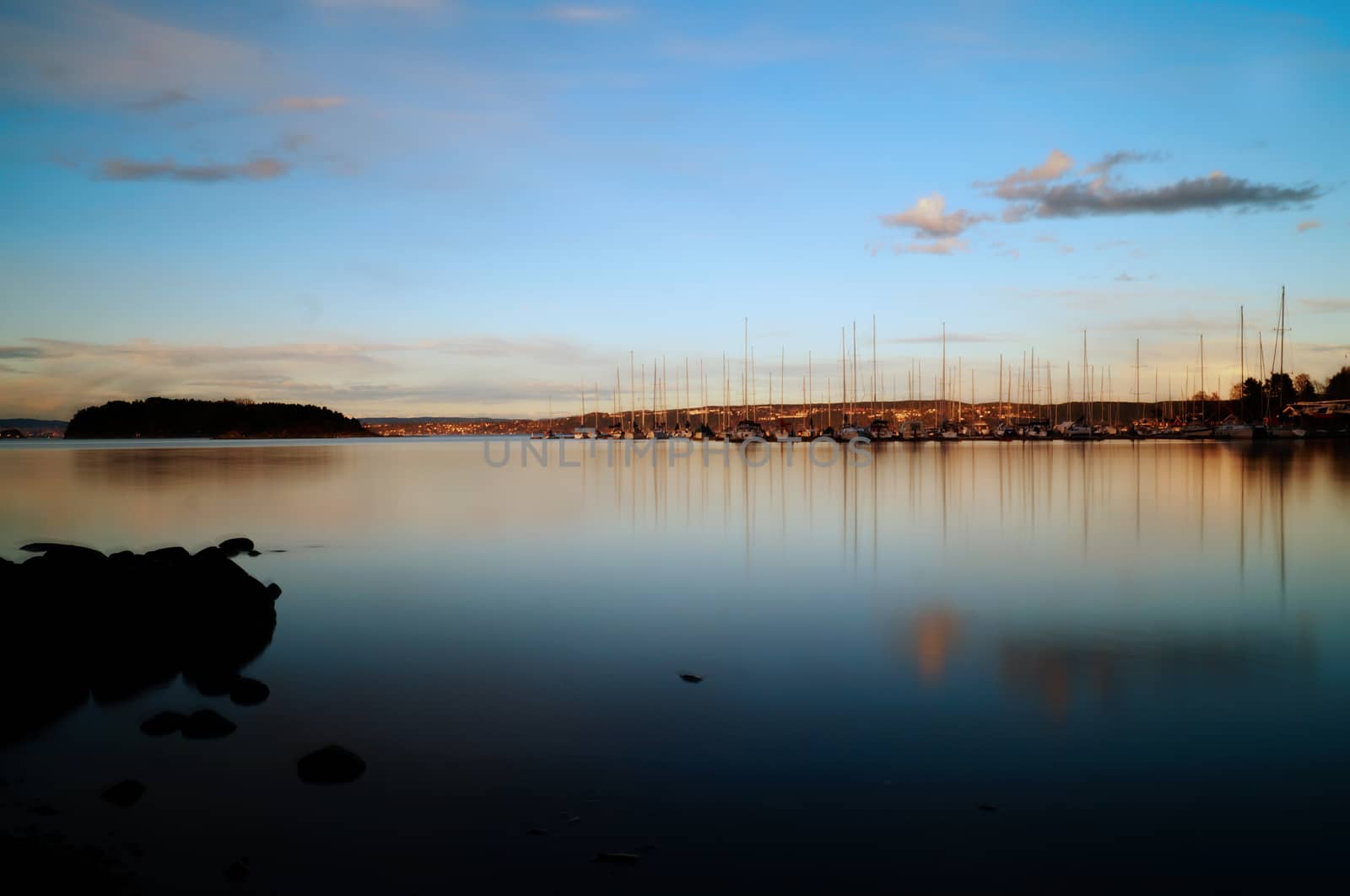 Evening in Vettre, Norway