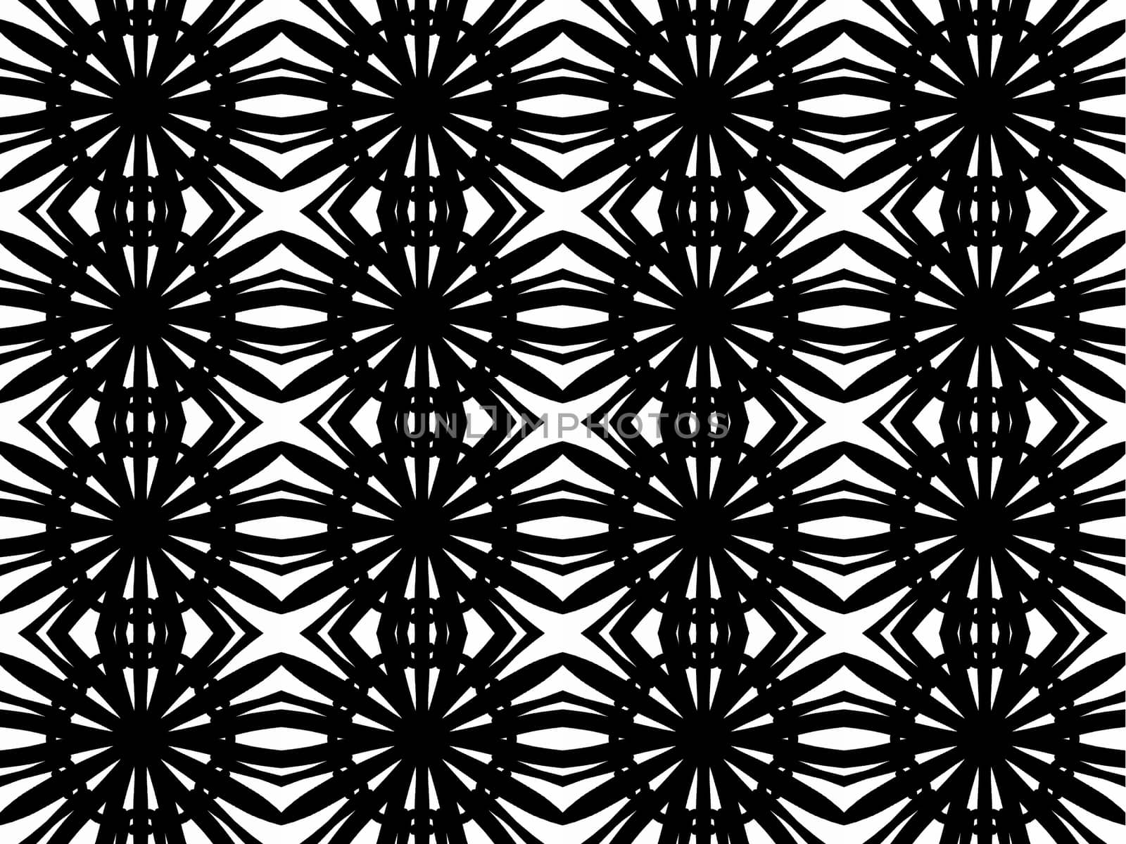 Digital computer graphic - seamless geometric pattern in a black-white colors for design. The Author - Peshkareva Irina