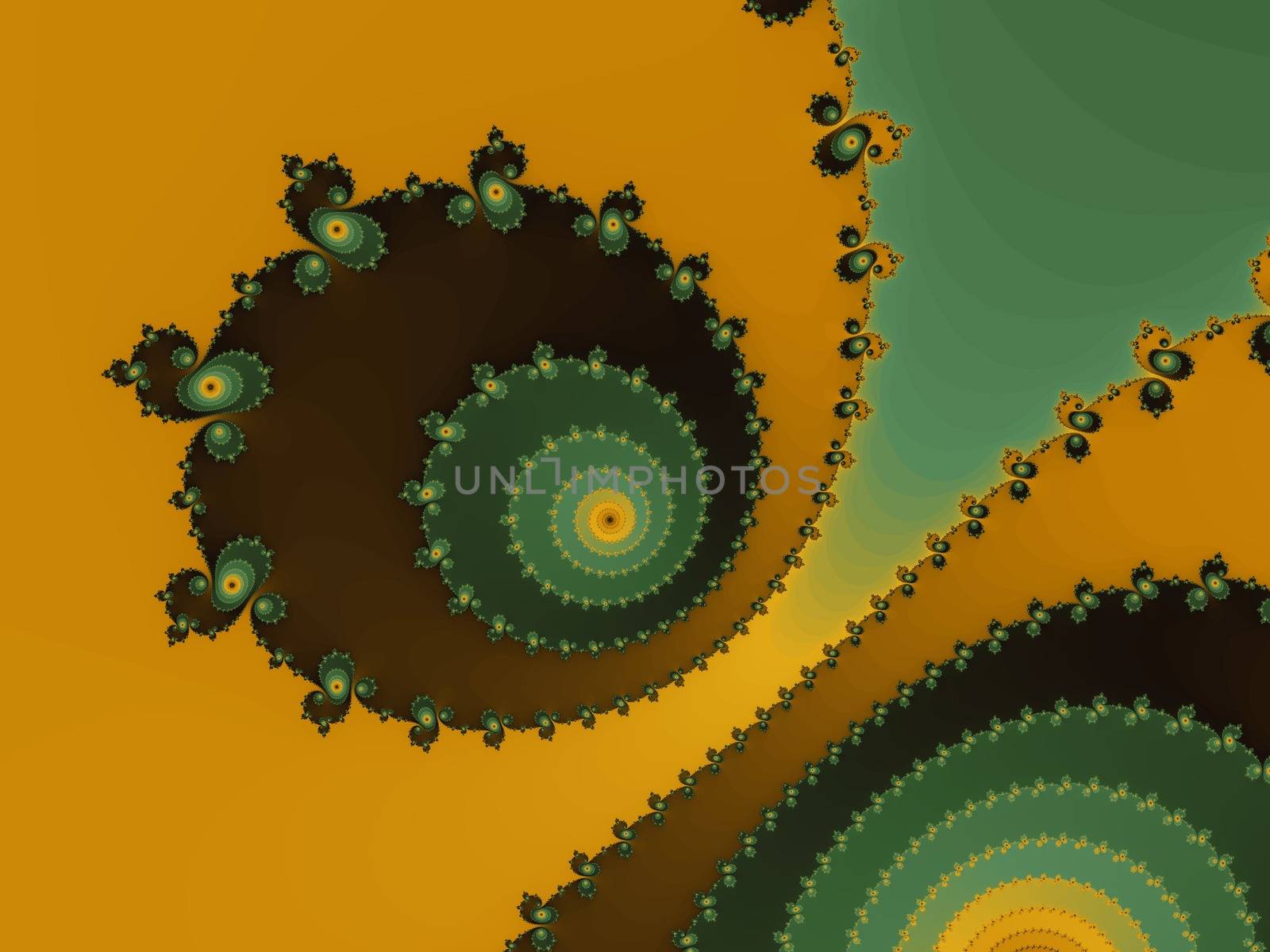 Digital computer graphic - abstract decorative fractal in a bright colors for design.