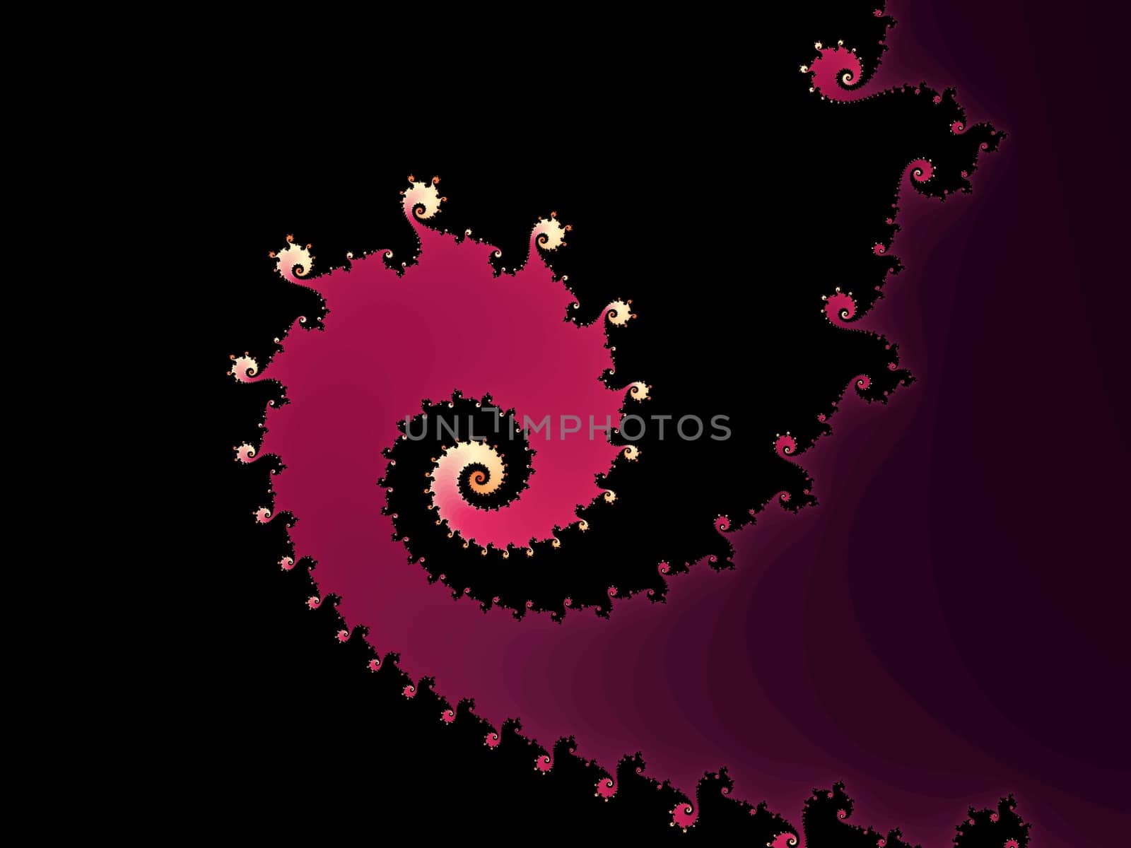 Digital computer graphic - abstract decorative fractal in a bright colors for design.