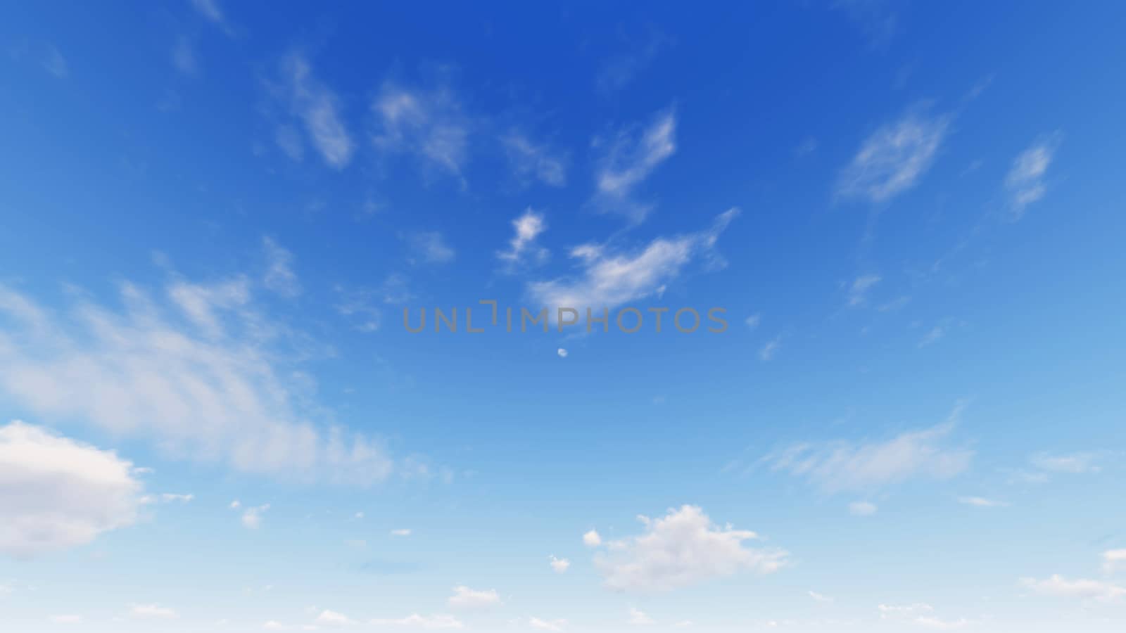 Cloudy blue sky abstract background, blue sky background with tiny clouds, 3d illustration