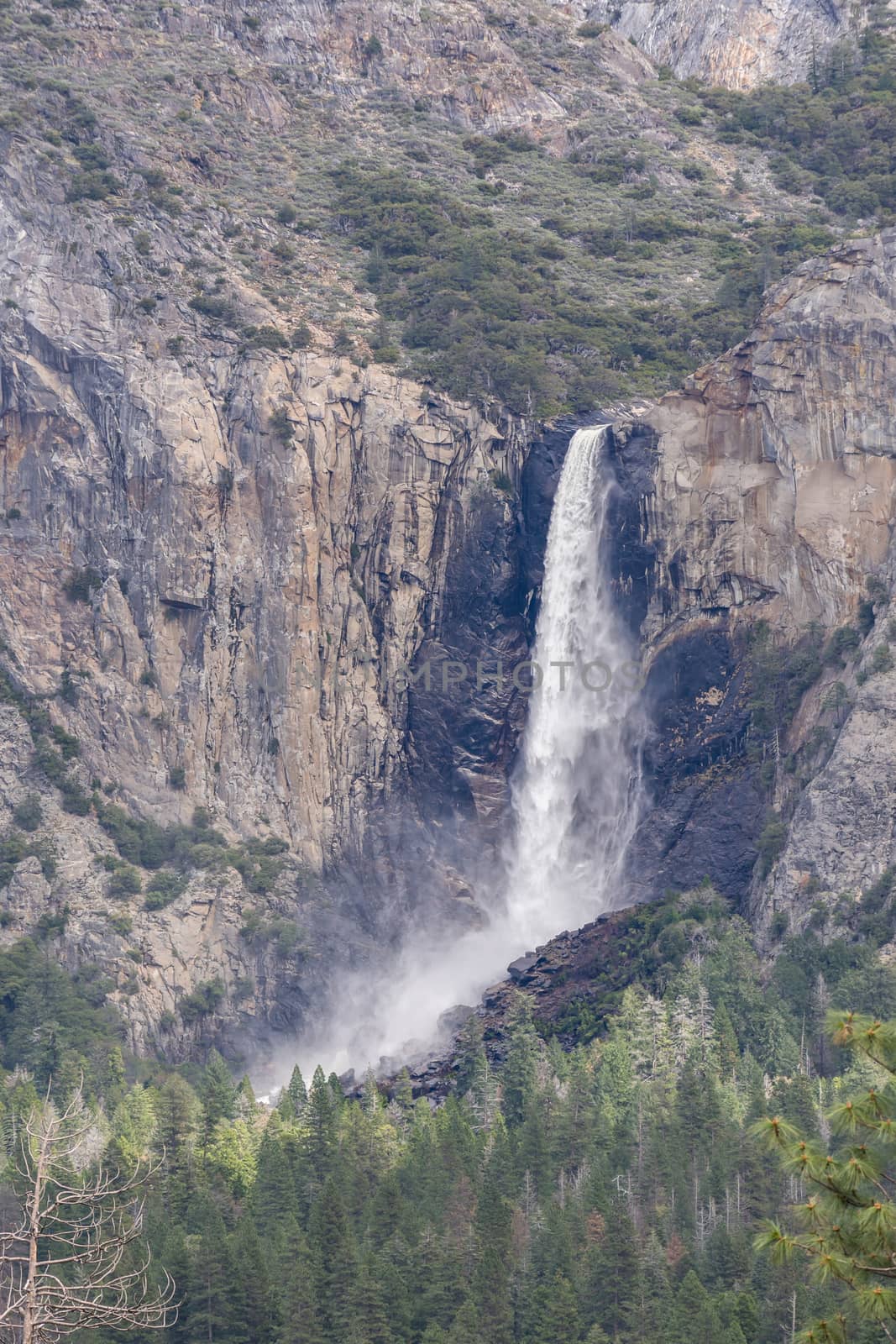 Tunnel View of Yosemite national Park in California San Francisco USA