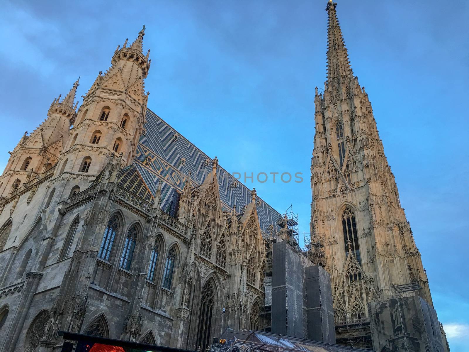 St. Stephen's Cathedral in vienna city by Tevion25