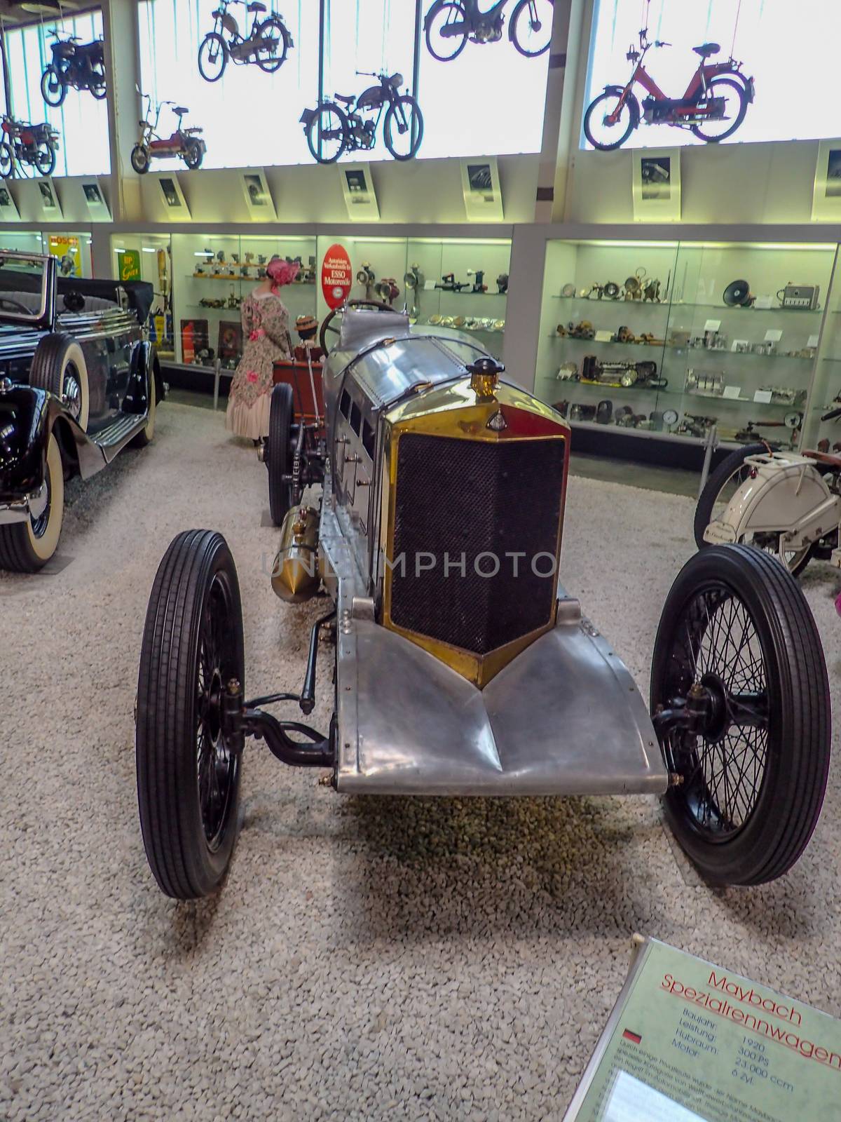 an old maybach at a museum in germany