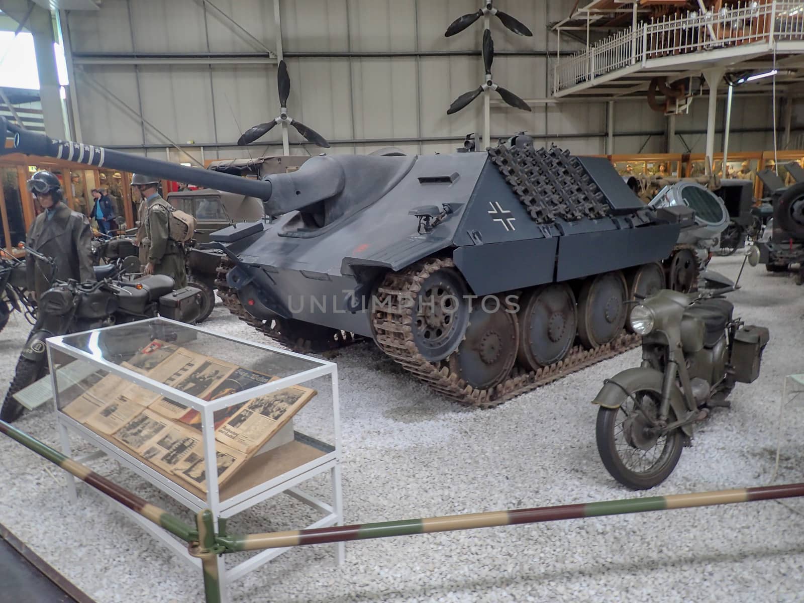a german tank from the world war in a museum by Tevion25