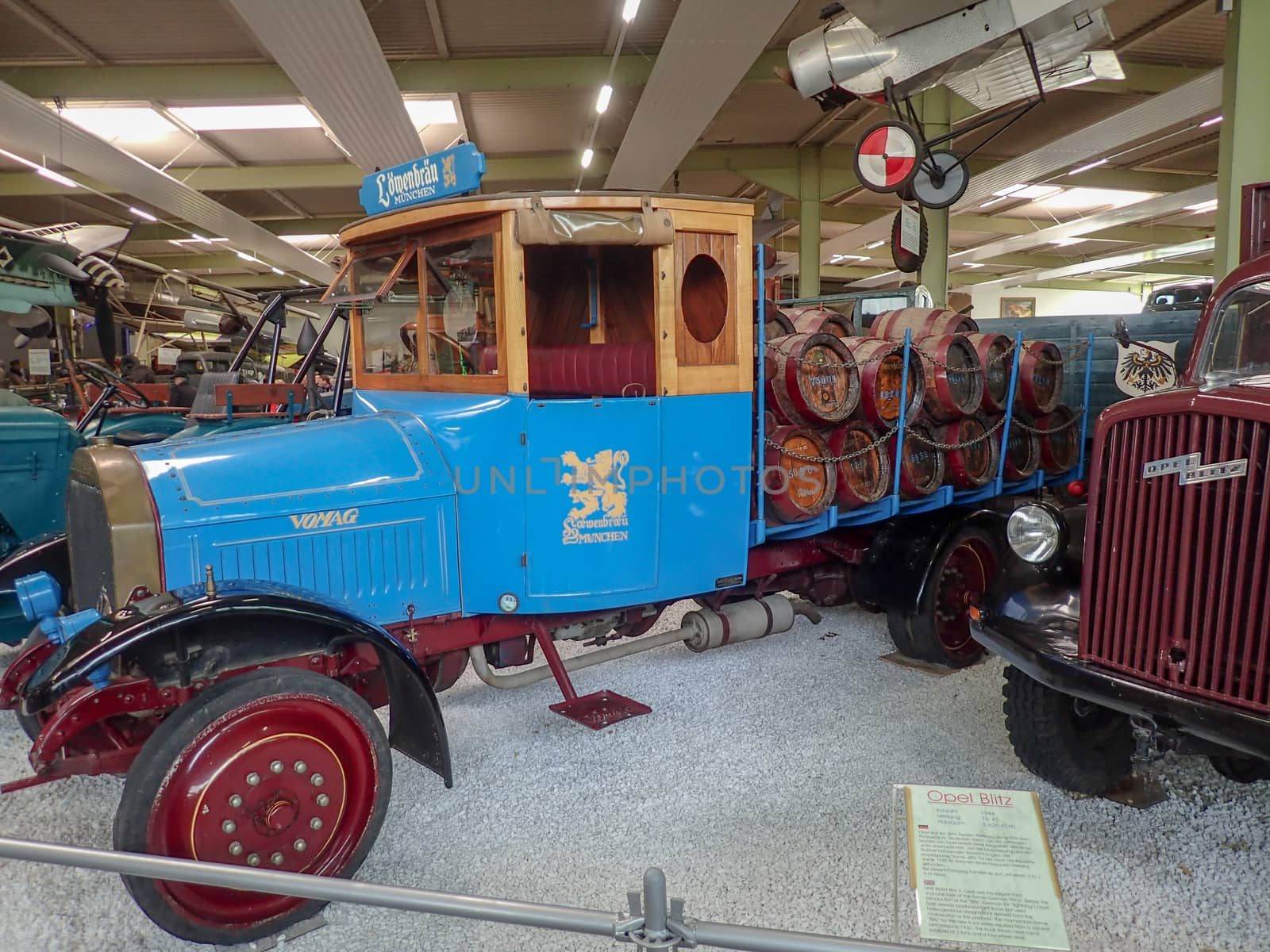 an oldtimer from the twenties in a museum in germany