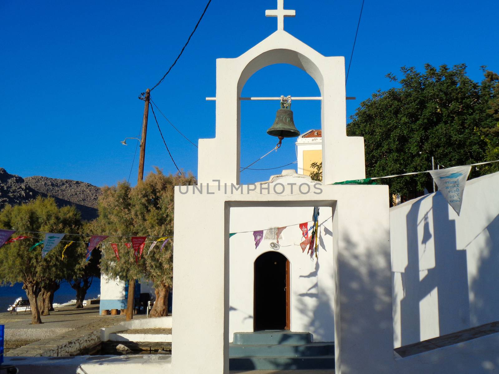a little church in greece by Tevion25
