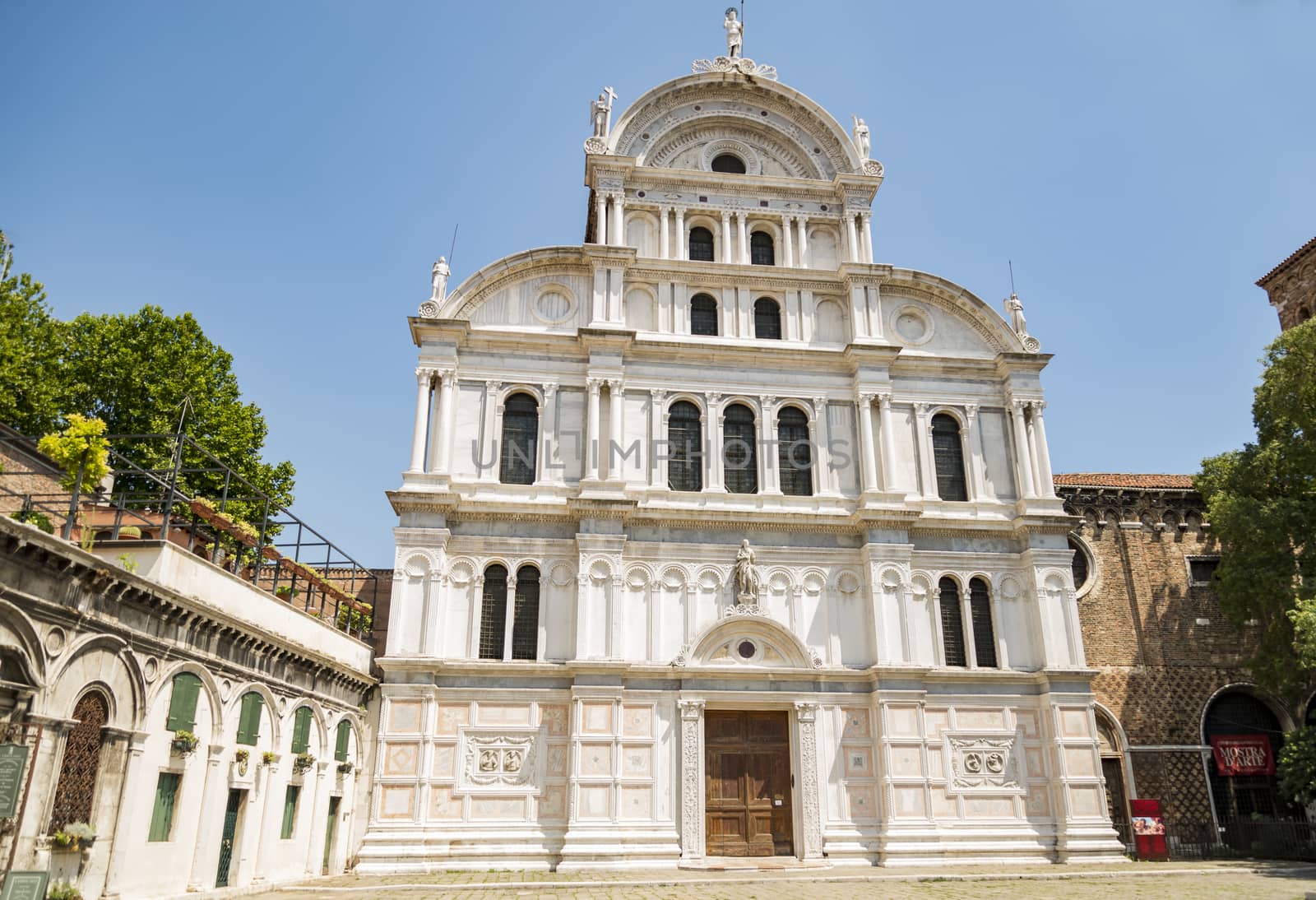 St. Zacharias church in Venice, dedicated to the father of John the Baptist, whose body it supposedly contains. Mixture of gothic and renaissance style.