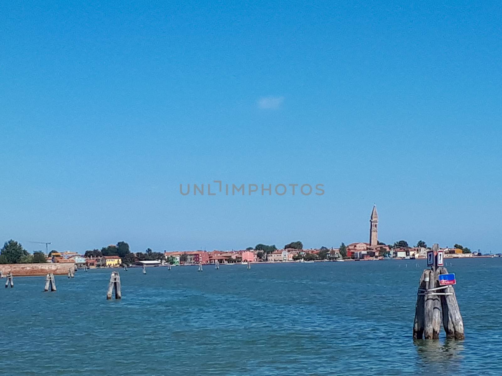 view from the boat to venice daytime