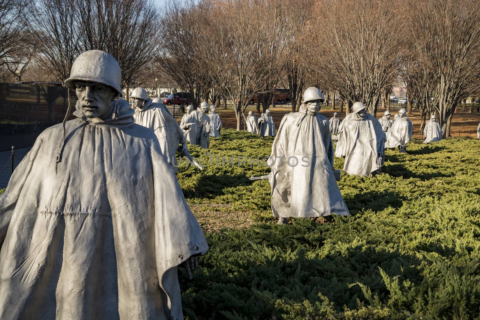 Korean War Memorial in Washington, DC by edella