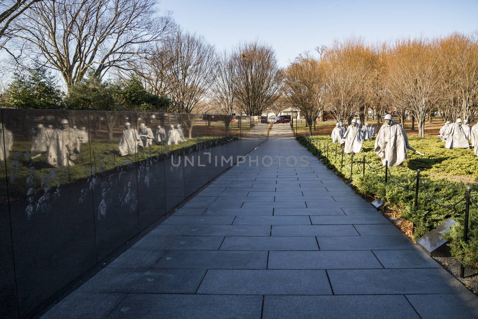 Korean War Memorial in Washington, DC by edella