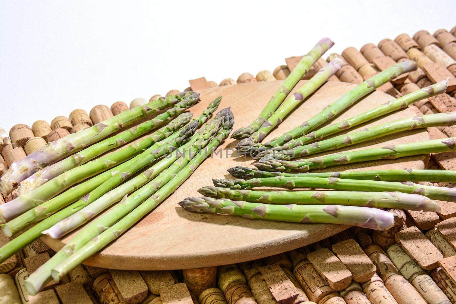 asparagus vegetables from Italian countryside