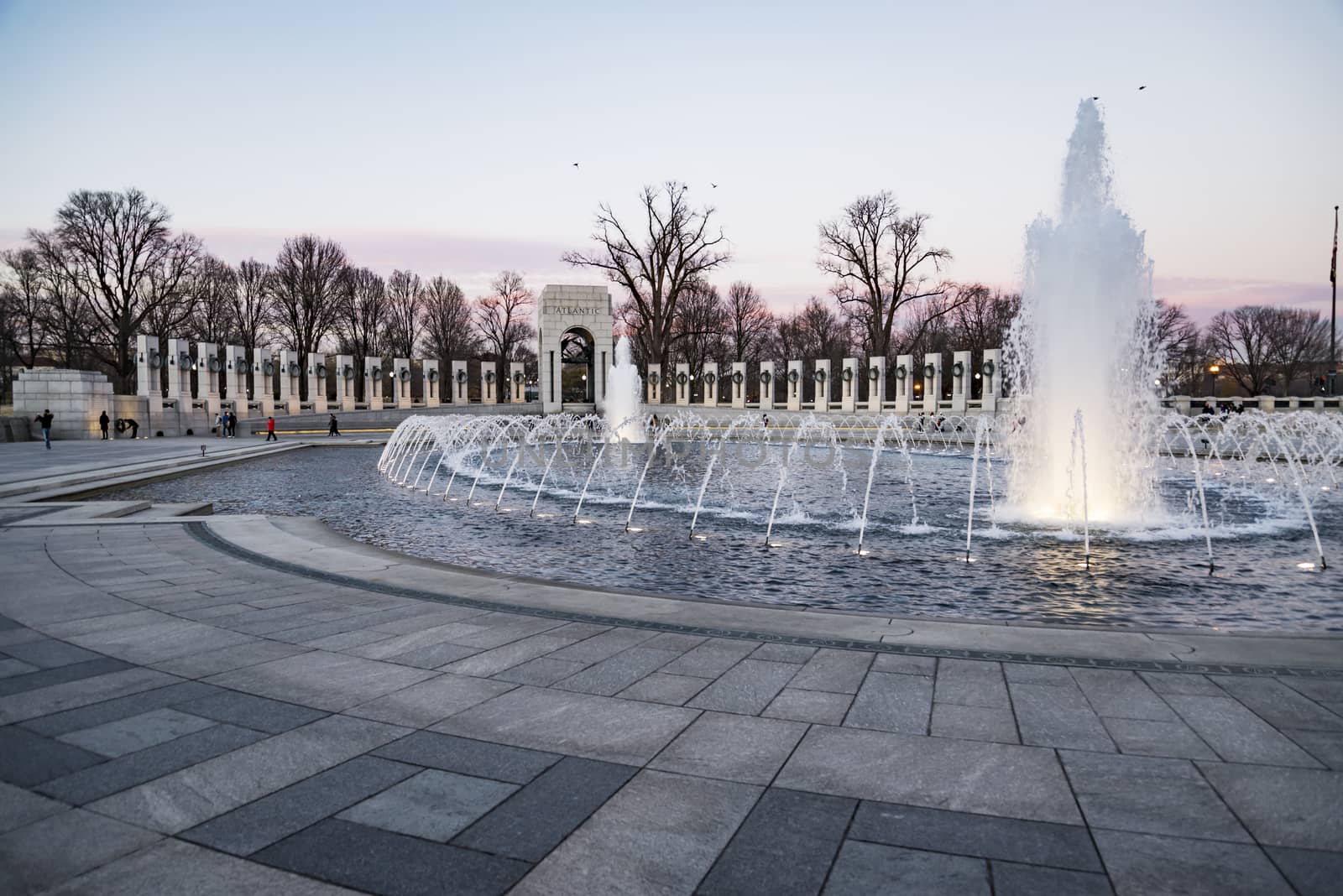 World War 2 Memorial in Washington DC by edella