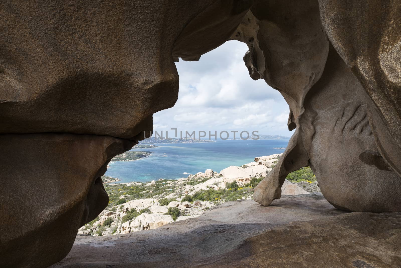 scene from the ber rock in sardinia by compuinfoto