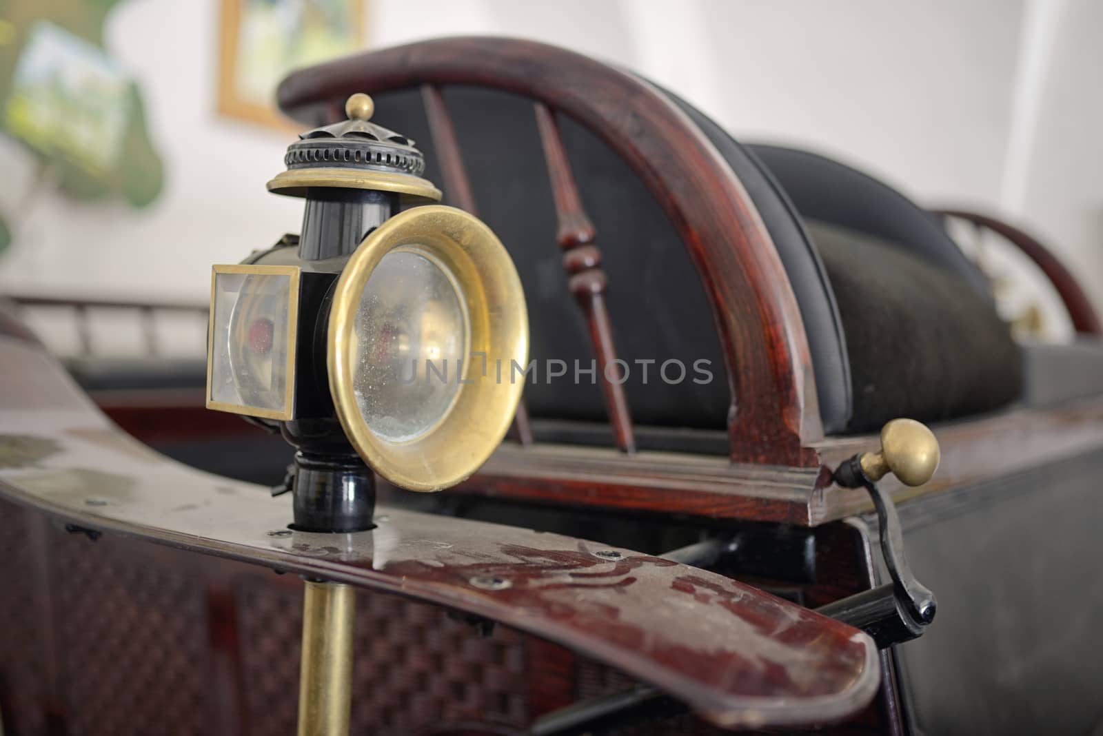 Details of Old carriage lamp