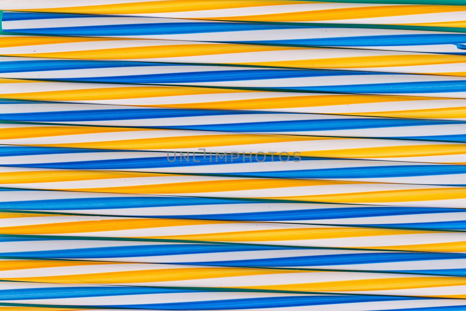 Background stripes multicolored smoothies plastic cocktail straws