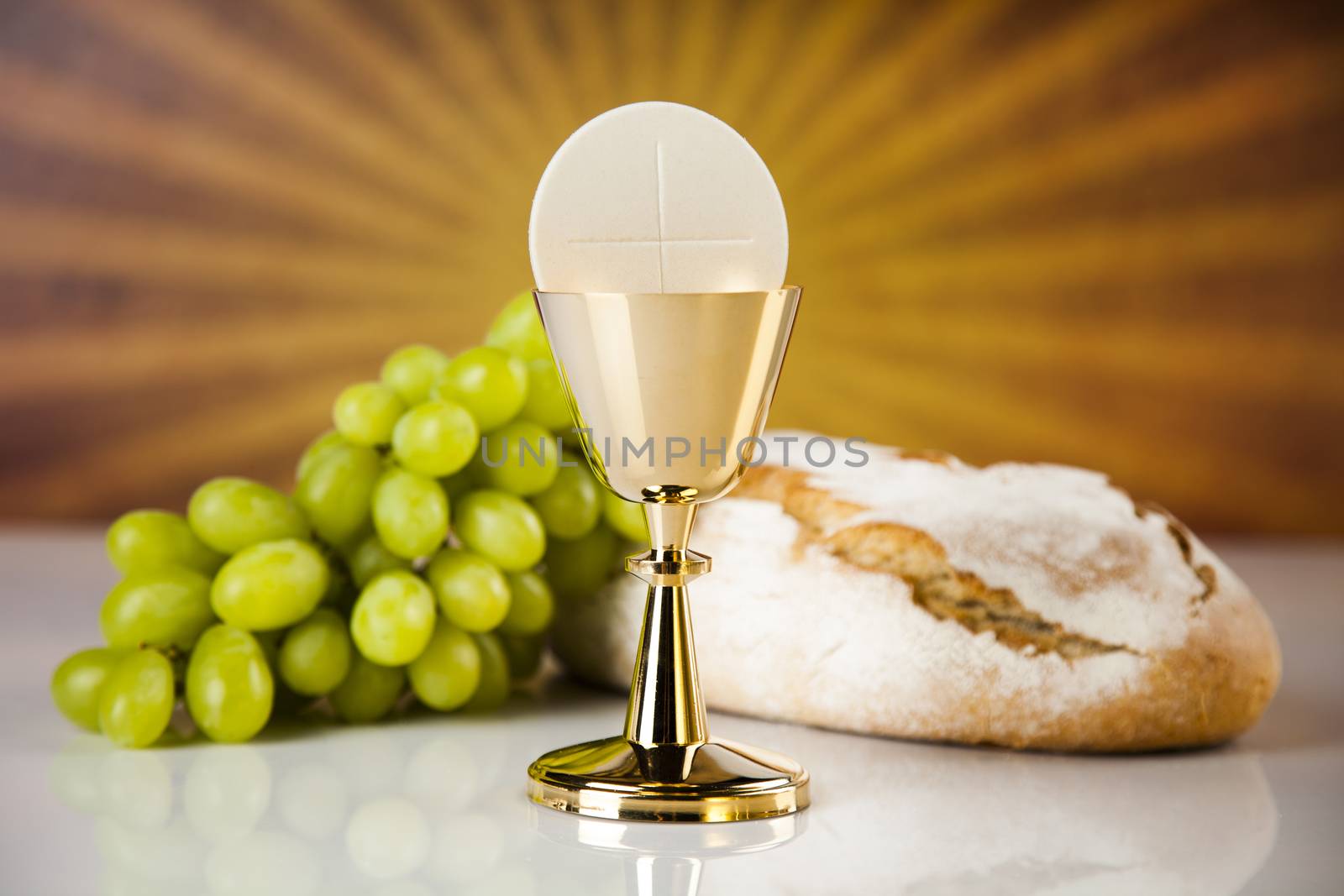 Eucharist, sacrament of communion background