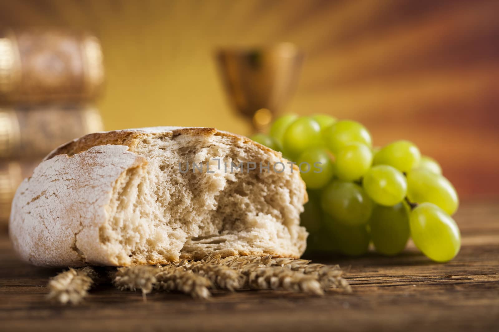 Eucharist, sacrament of communion background